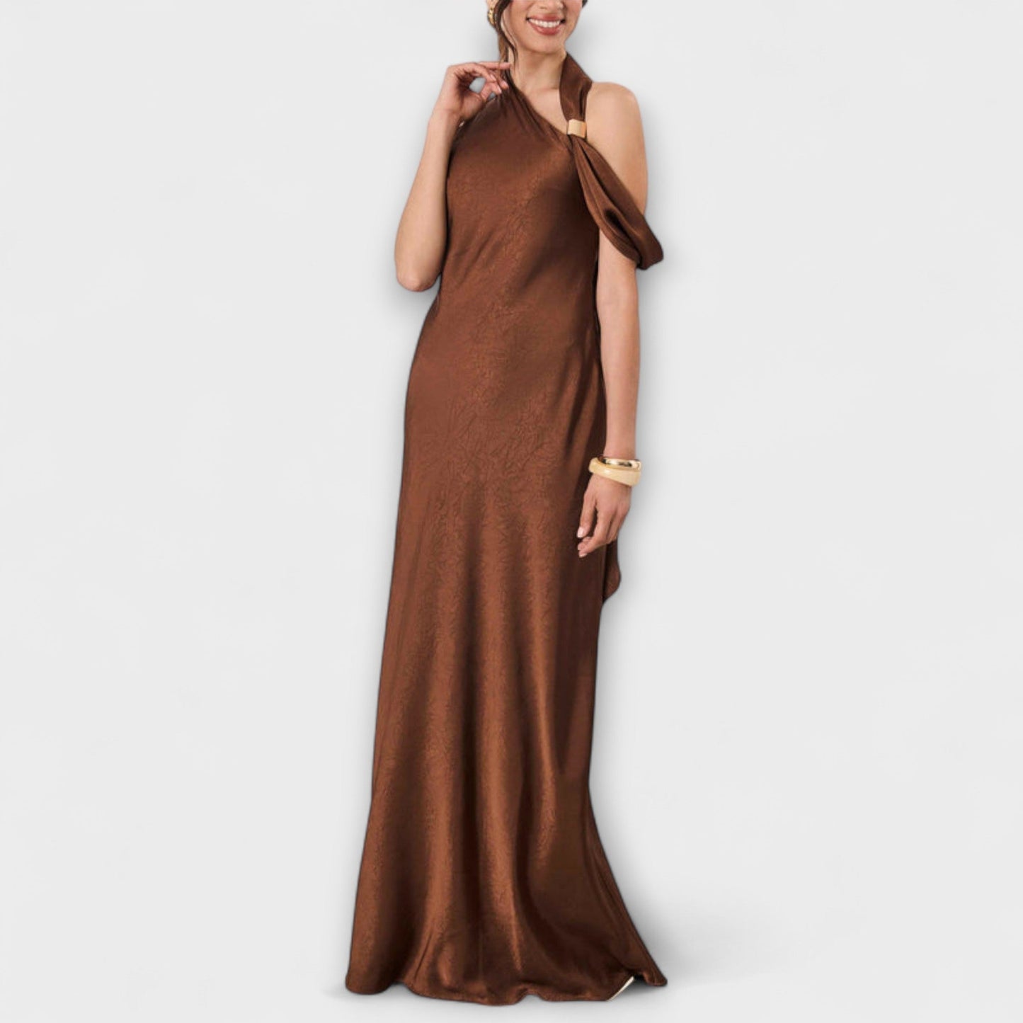 Finja - Schickes Maxikleid aus Satin