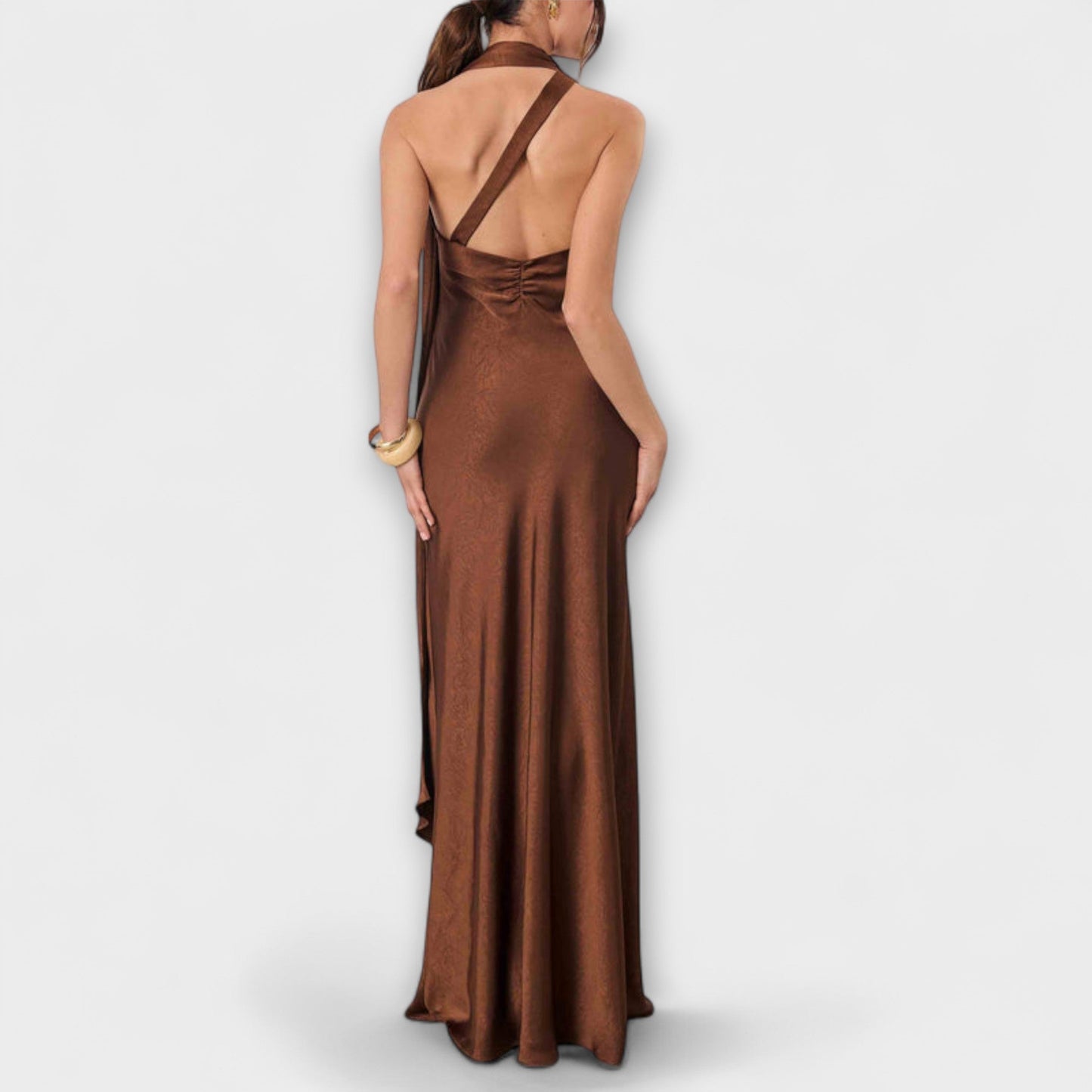 Finja - Schickes Maxikleid aus Satin