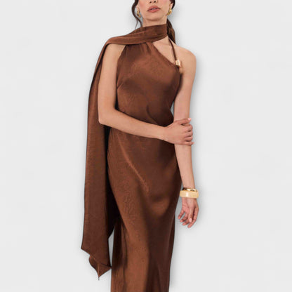 Finja - Schickes Maxikleid aus Satin