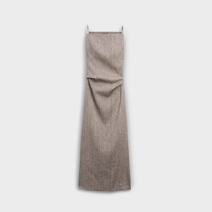 Chiara - Fließendes Maxikleid aus Leinenmischung