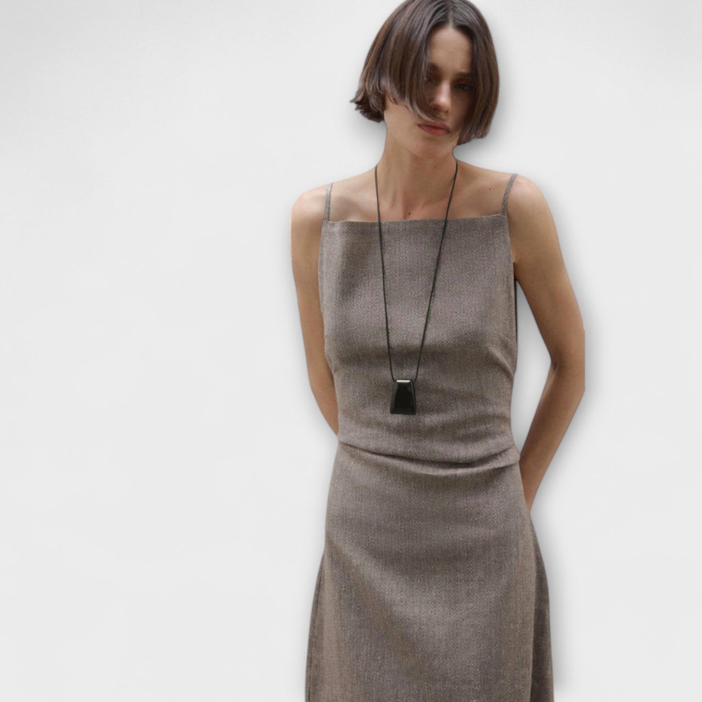 Chiara - Fließendes Maxikleid aus Leinenmischung