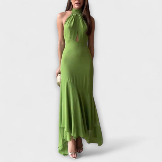 Nicole - Schickes asymmetrisches Maxikleid 