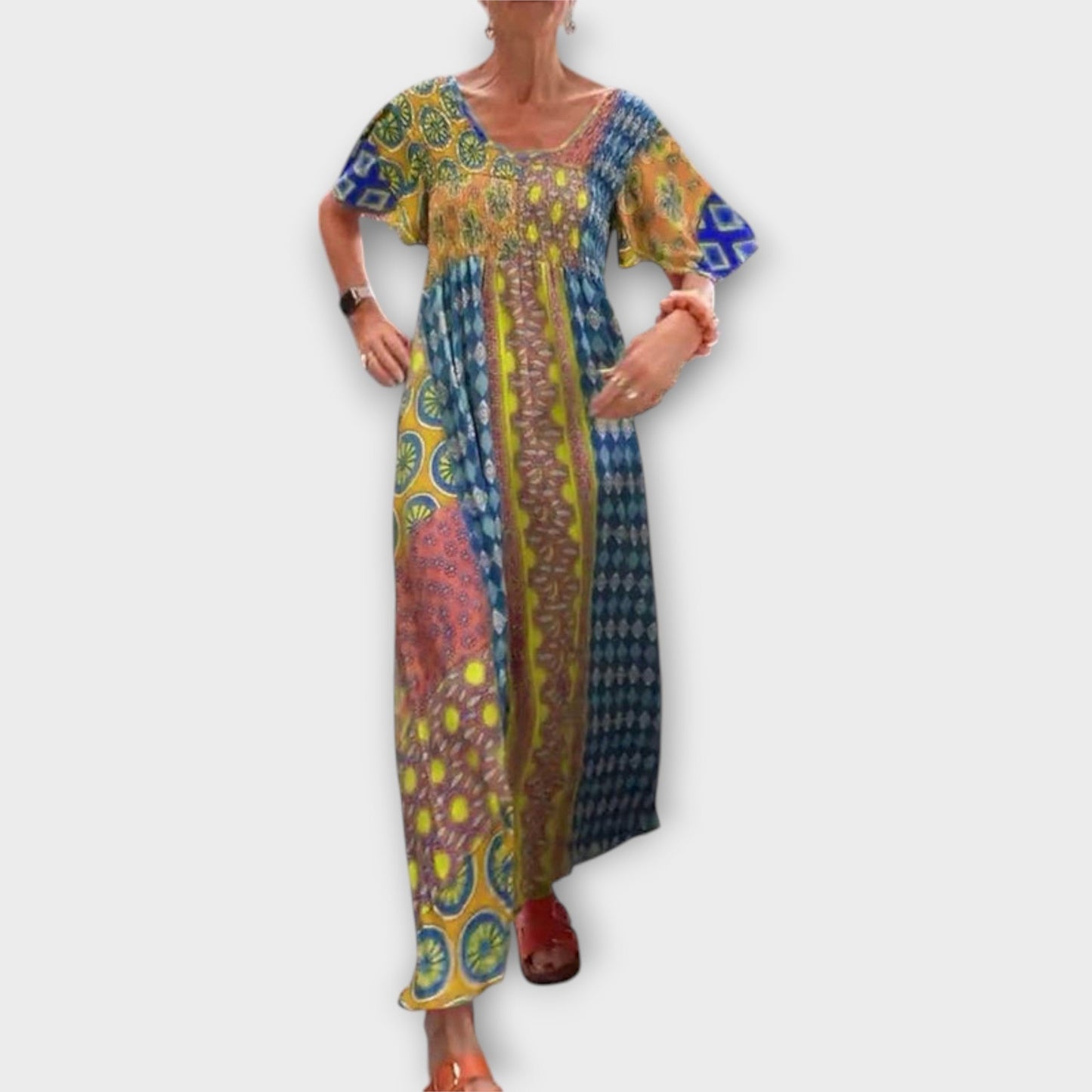 Ilse - Lebhaftes Boho-Kleid
