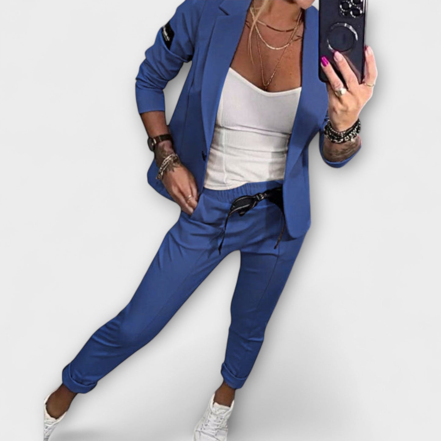 Katharina - Koordiniertes Set aus Top, Jacke und Hose