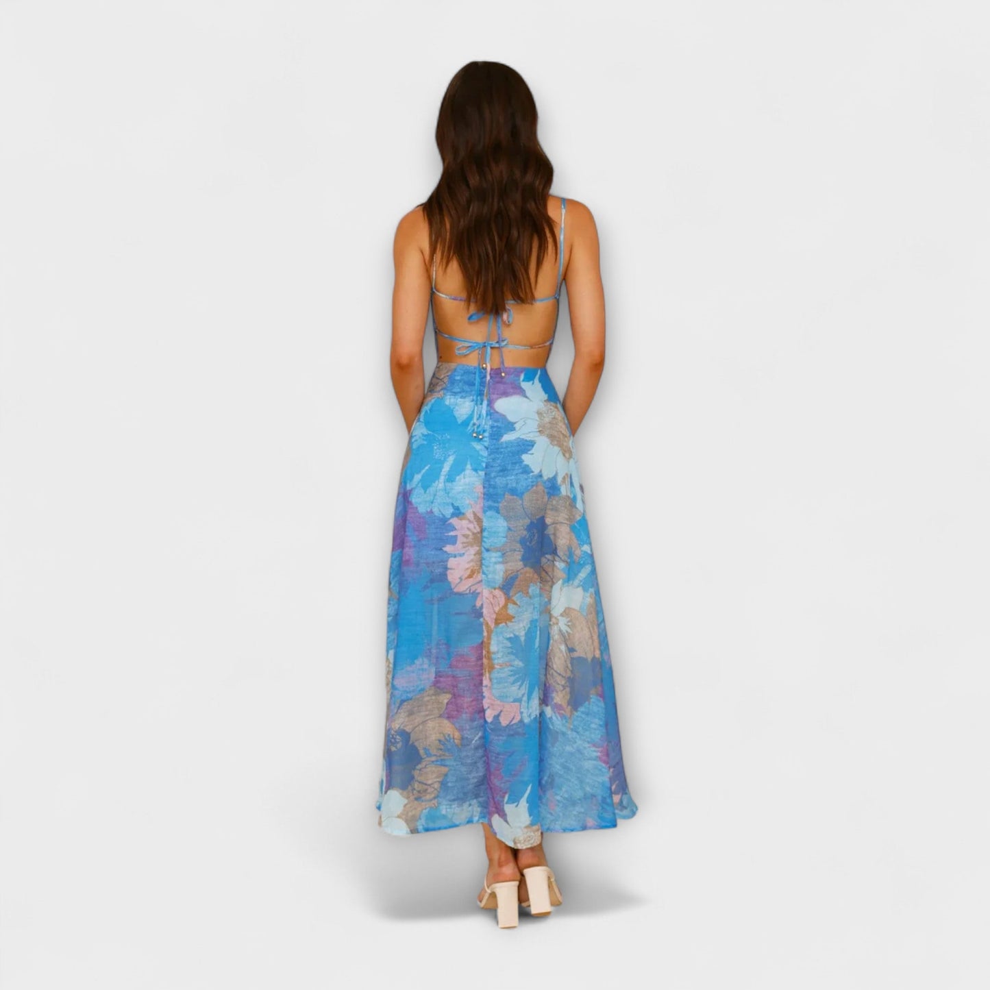 Heidrun - Blumendruck-Trägerkleid für Damen - Stilvoll und Verführerisch