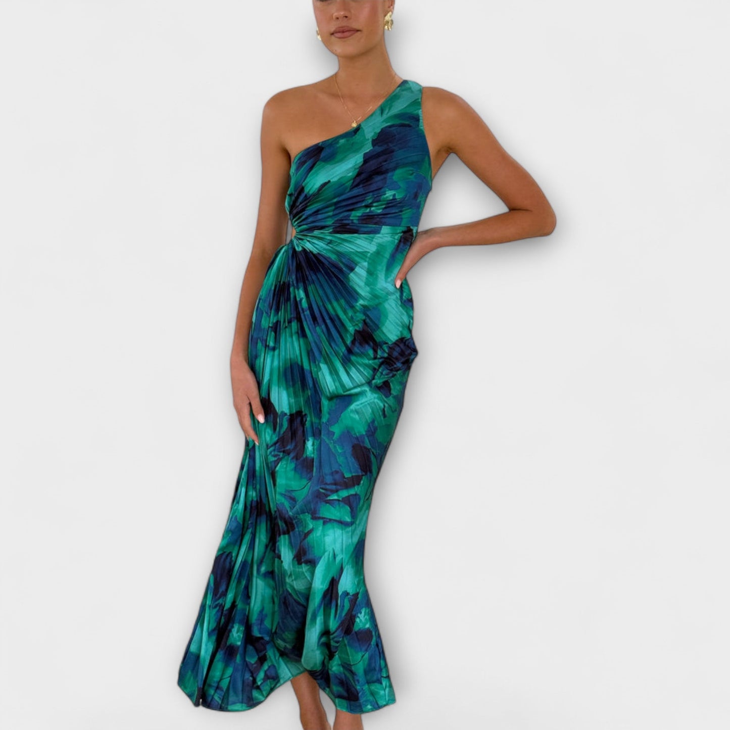 Marisa - Elegantes Cut-Out Maxikleid
