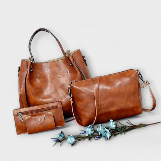 Ilse - 4-teiliges Vintage-Taschen-Set