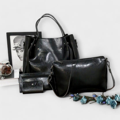Ilse - 4-teiliges Vintage-Taschen-Set
