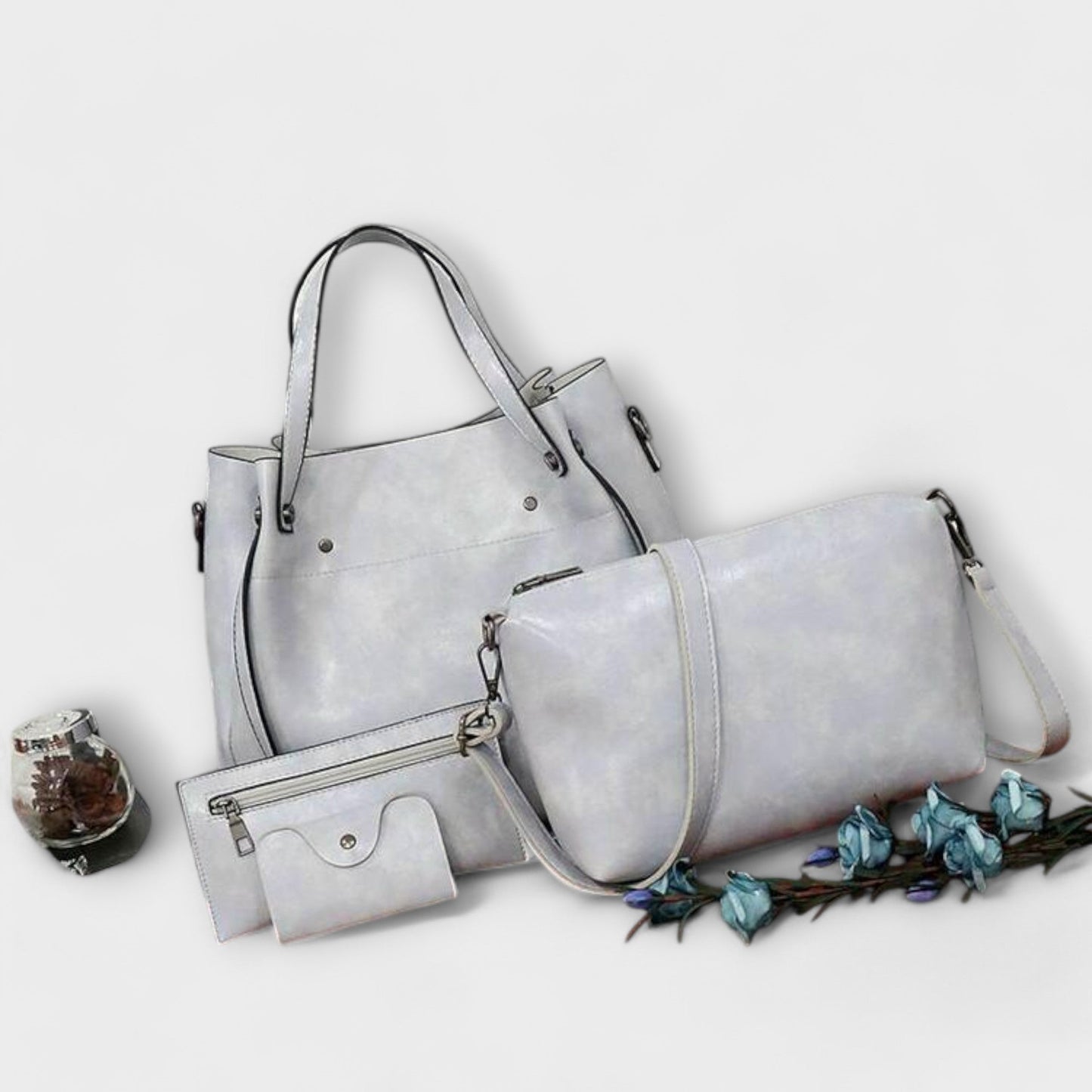 Ilse - 4-teiliges Vintage-Taschen-Set