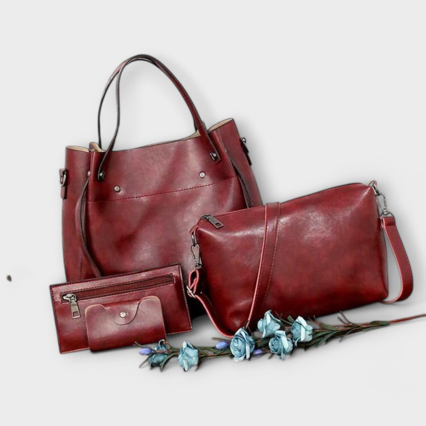 Ilse - 4-teiliges Vintage-Taschen-Set