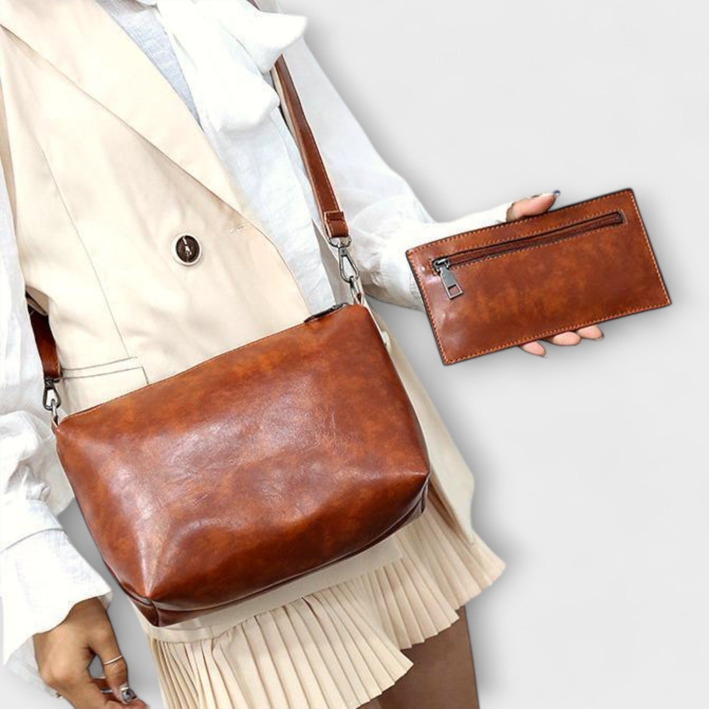 Ilse - 4-teiliges Vintage-Taschen-Set