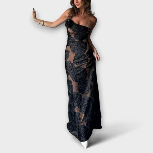 Benedikta - Florales Maxikleid