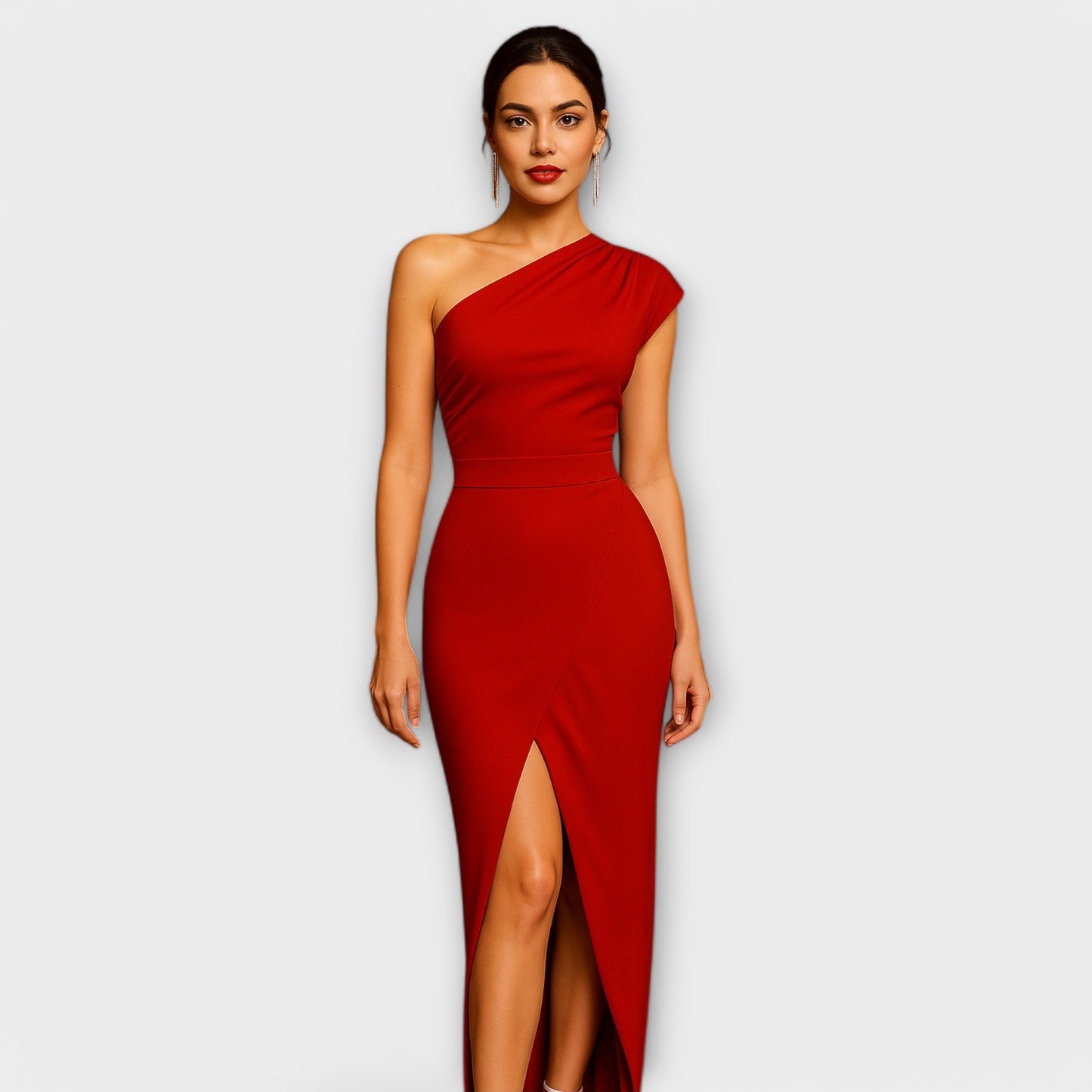 Josepha – Elegantes asymmetrisches Abendkleid 