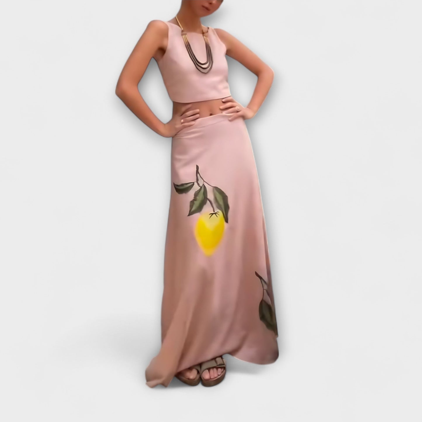 Cosima – Midirock mit Amalfi-Print