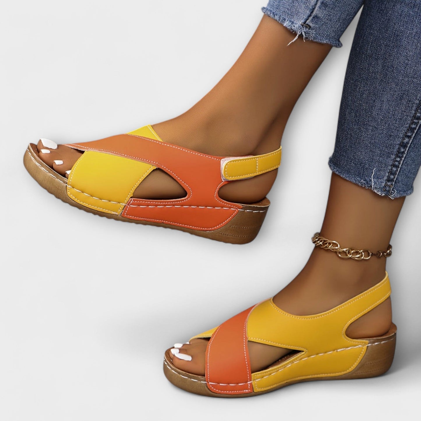 Aby – Orthopädische, atmosphärische Wandersandalen für Damen