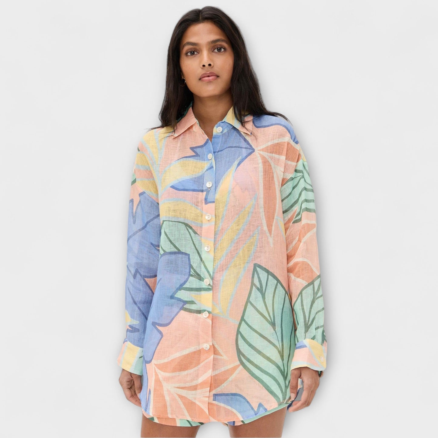Mary – Tropisches Blattdruck Kurzset von Playa Boyfriend