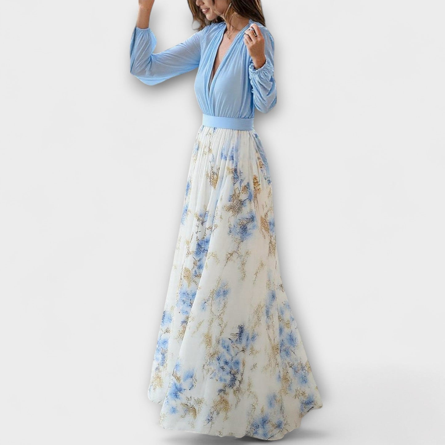 Doris-Marie - Blumen-Maxikleid 