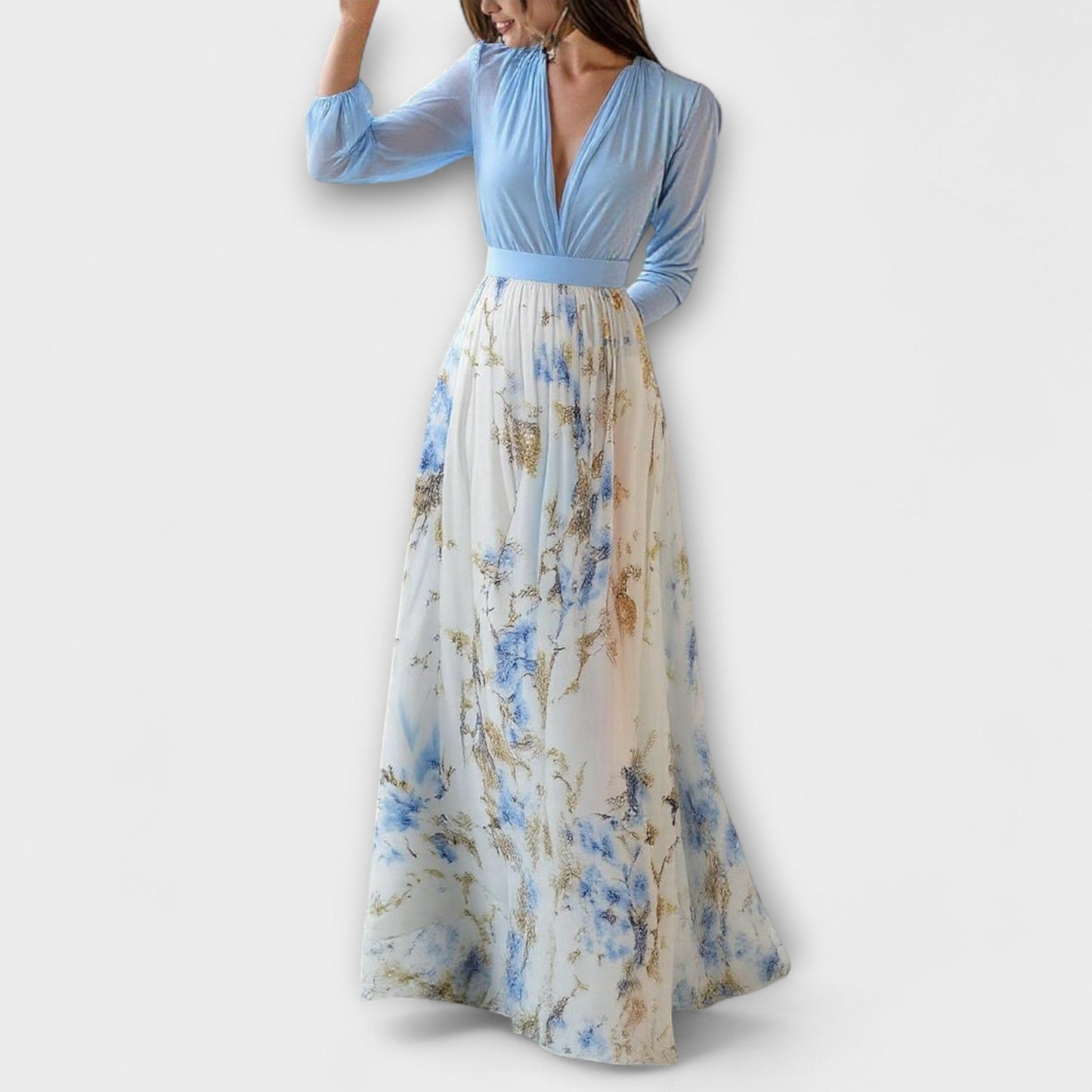 Doris-Marie - Blumen-Maxikleid 
