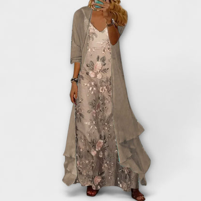 Zenzi - Maxikleid mit Jacke (2-teiliges Set) 