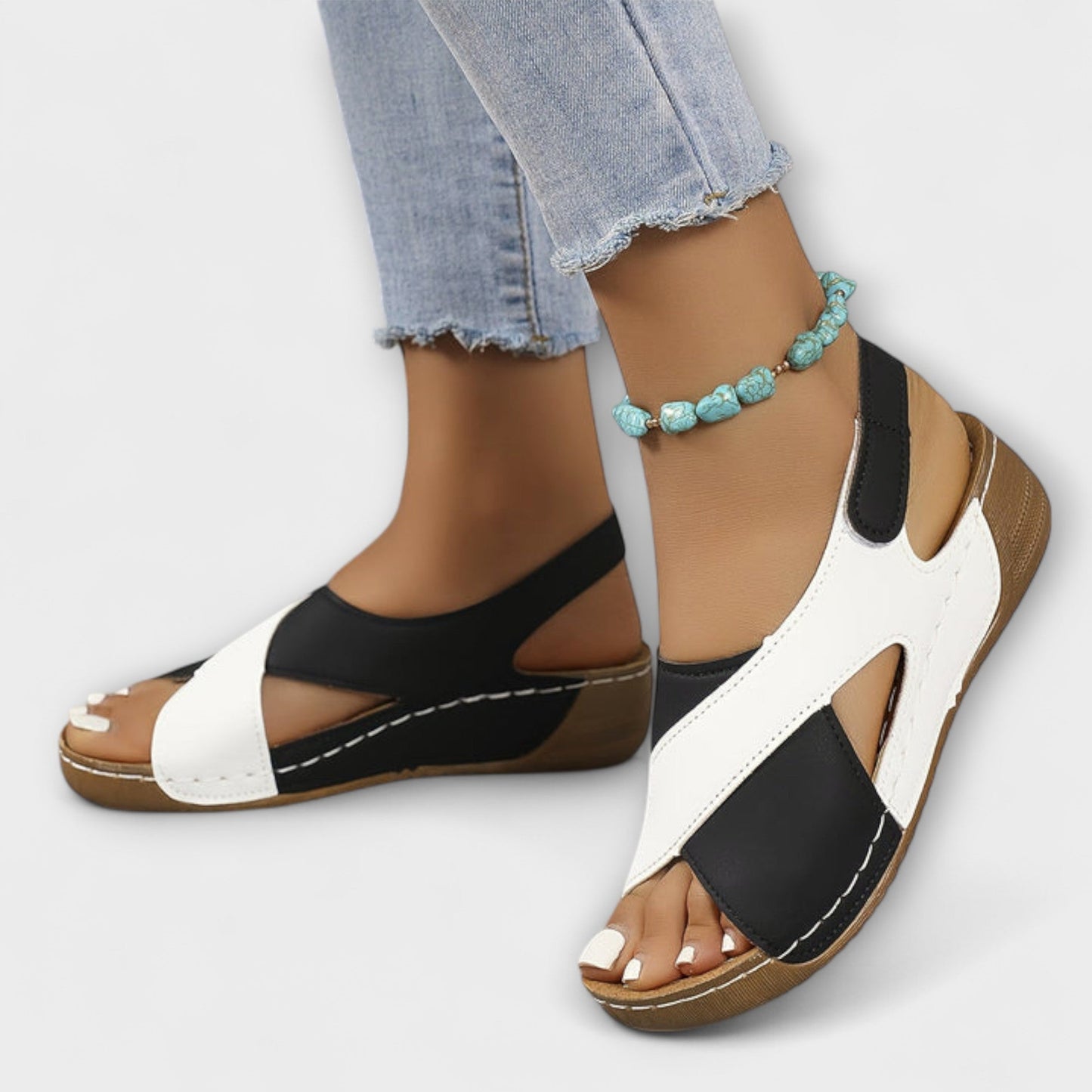 Aby – Orthopädische, atmosphärische Wandersandalen für Damen