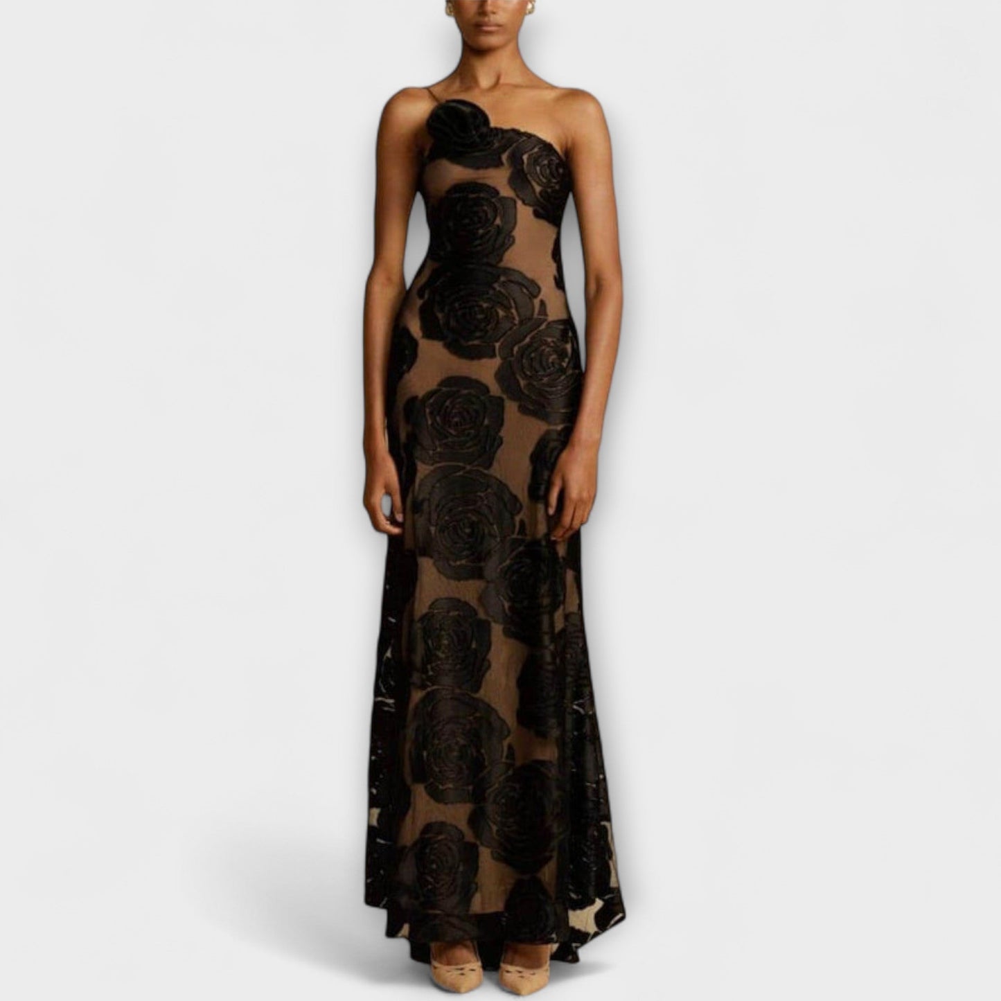 Benedikta - Florales Maxikleid