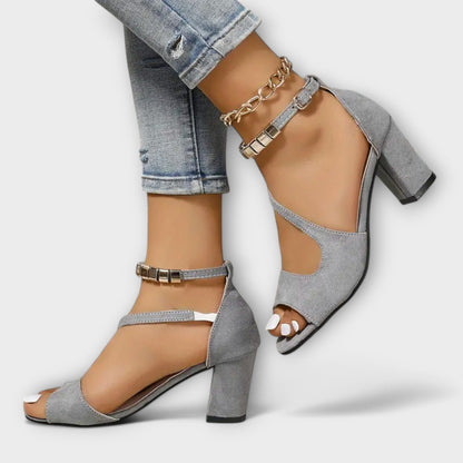 Wibke - Orthopädische Damen-Sommer-High-Heels