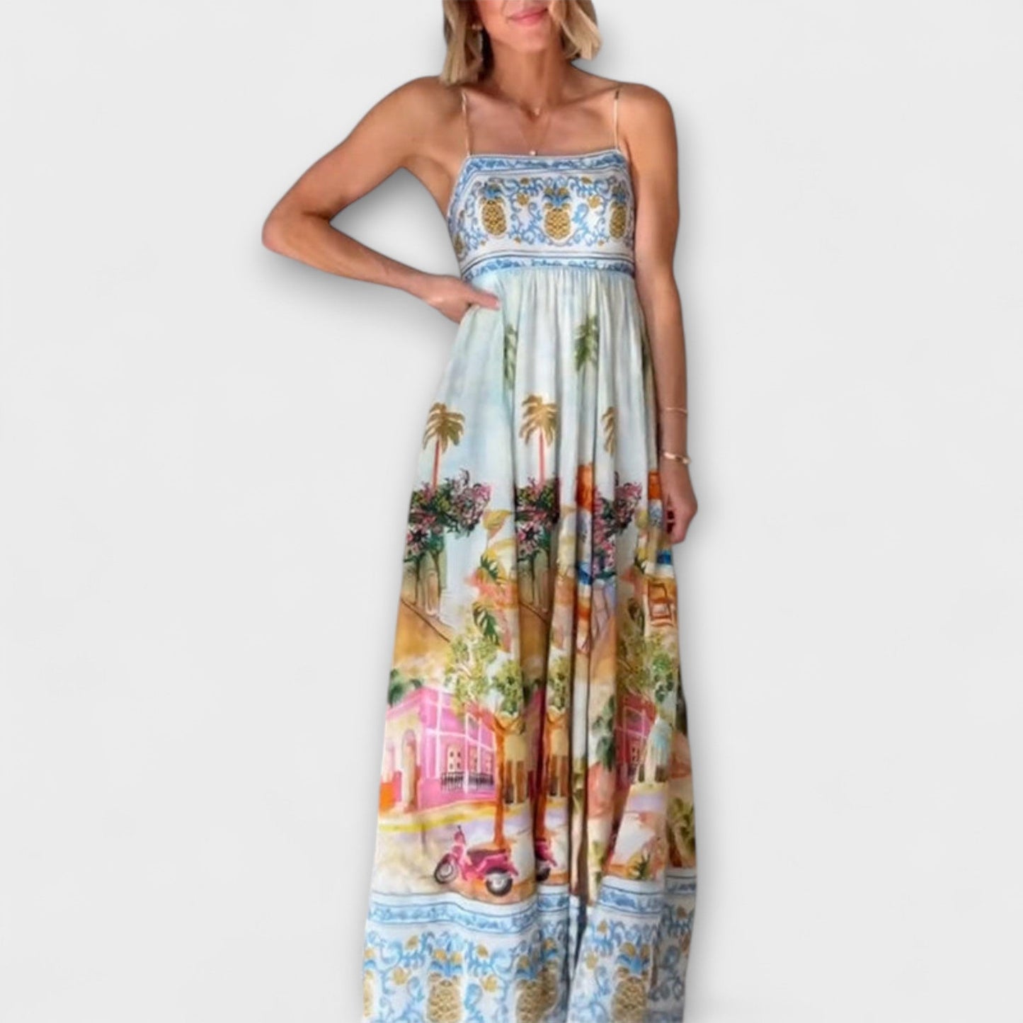 Julia - Aracati Multicolor Maxikleid