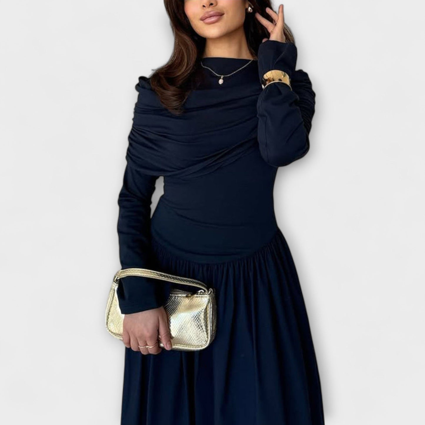 Joanna - Entspanntes Plissee-Kleid
