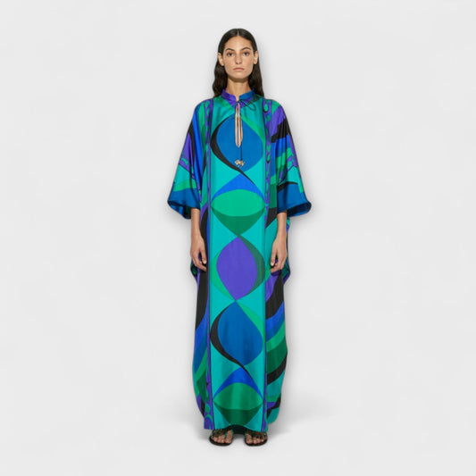 Isabella – Lebendiger Psychedelic-Kaftan 