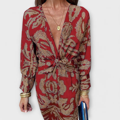 Hilde - Elegantes Kleid mit langen Ärmeln 