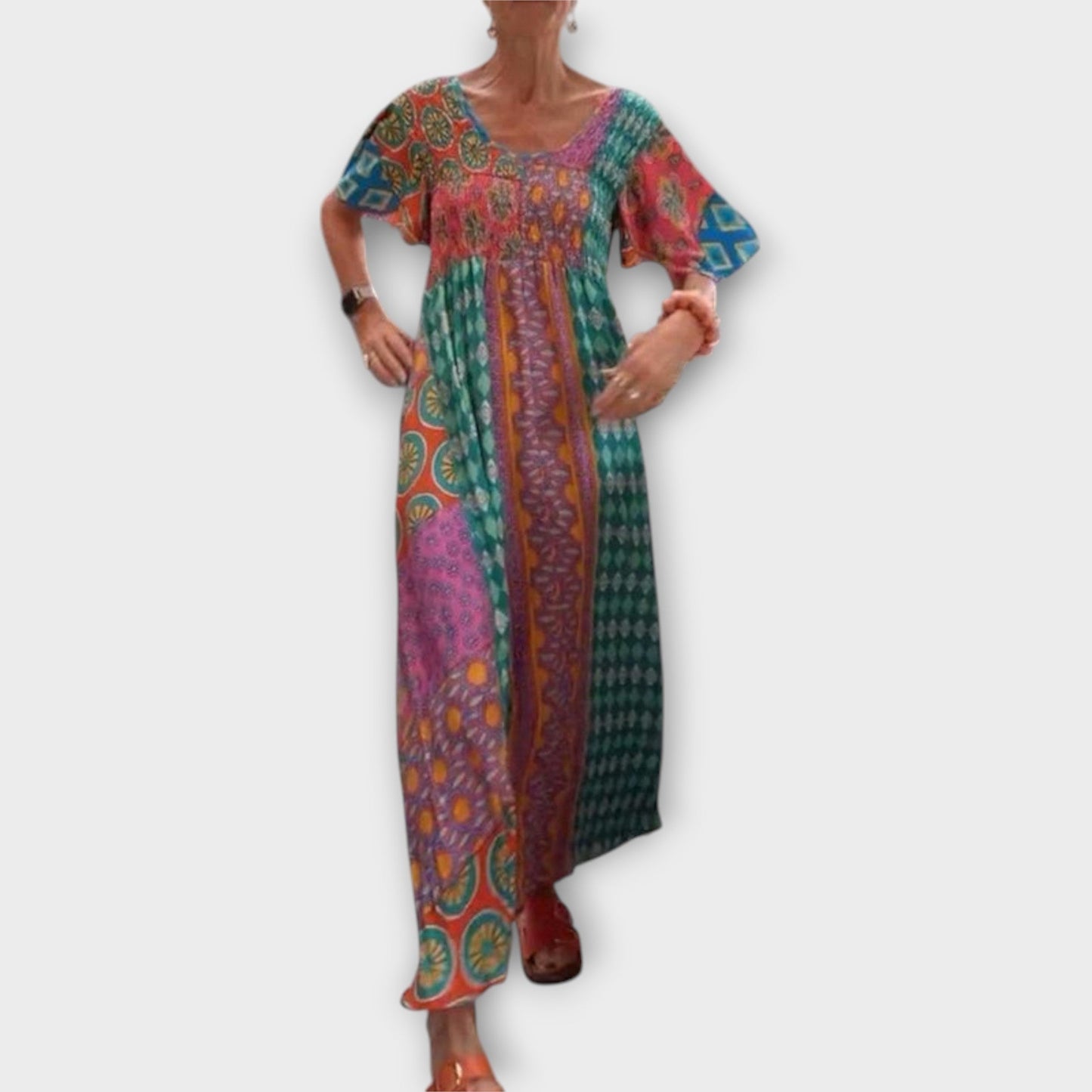 Ilse - Lebhaftes Boho-Kleid