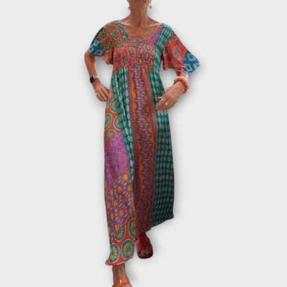 Ilse - Lebhaftes Boho-Kleid