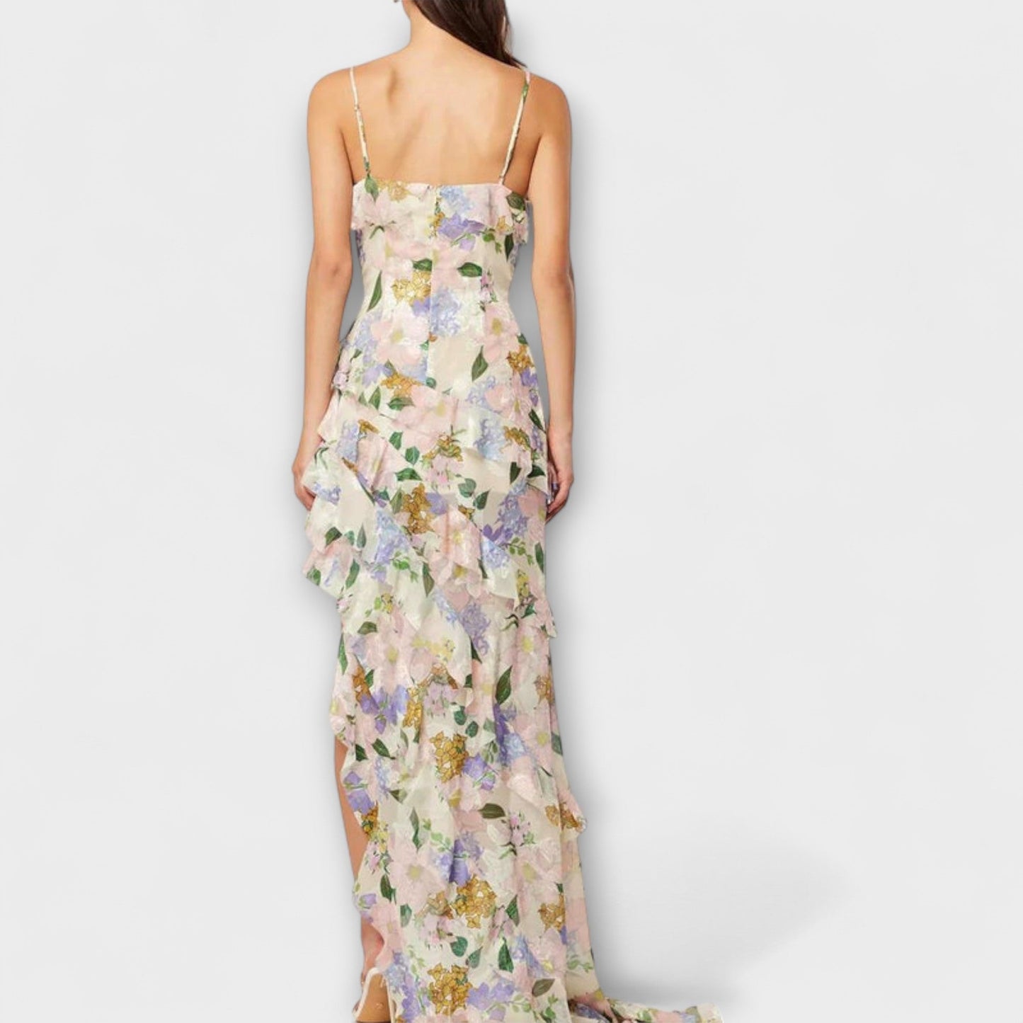 Luise - Rüschenkleid mit Trägerdruck 