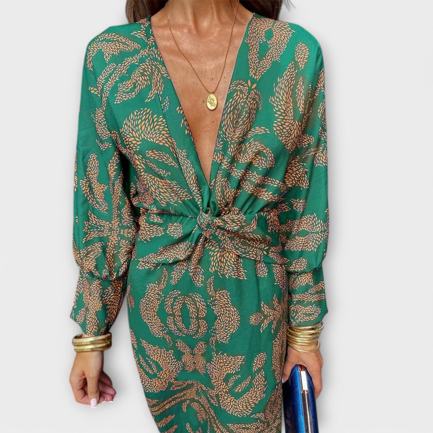 Hilde - Elegantes Kleid mit langen Ärmeln 