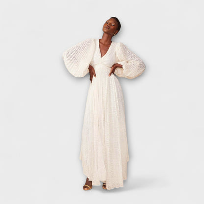 Larissa - Creme Maxi-Kleid von Allegory 