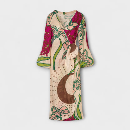 Margot - Bindetunika Maxikleid 