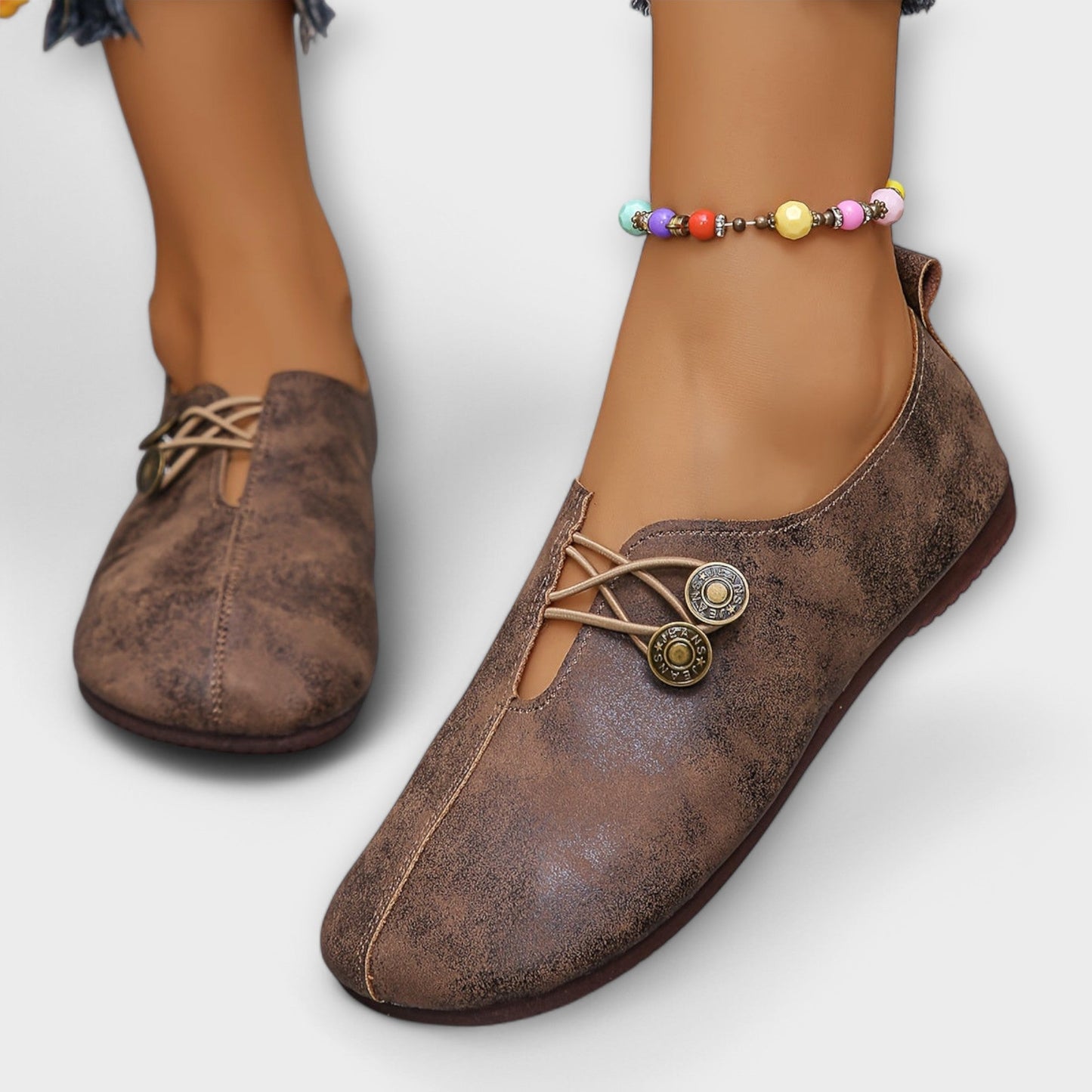 Ulrike - Wildleder Loafer 
