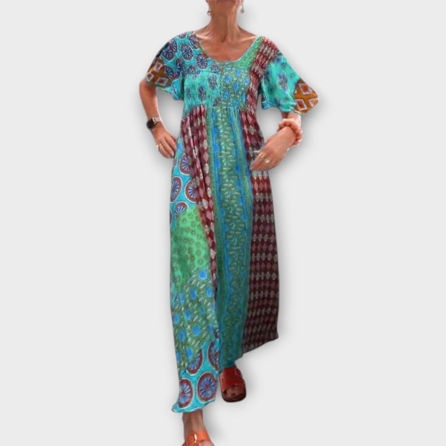 Ilse - Lebhaftes Boho-Kleid