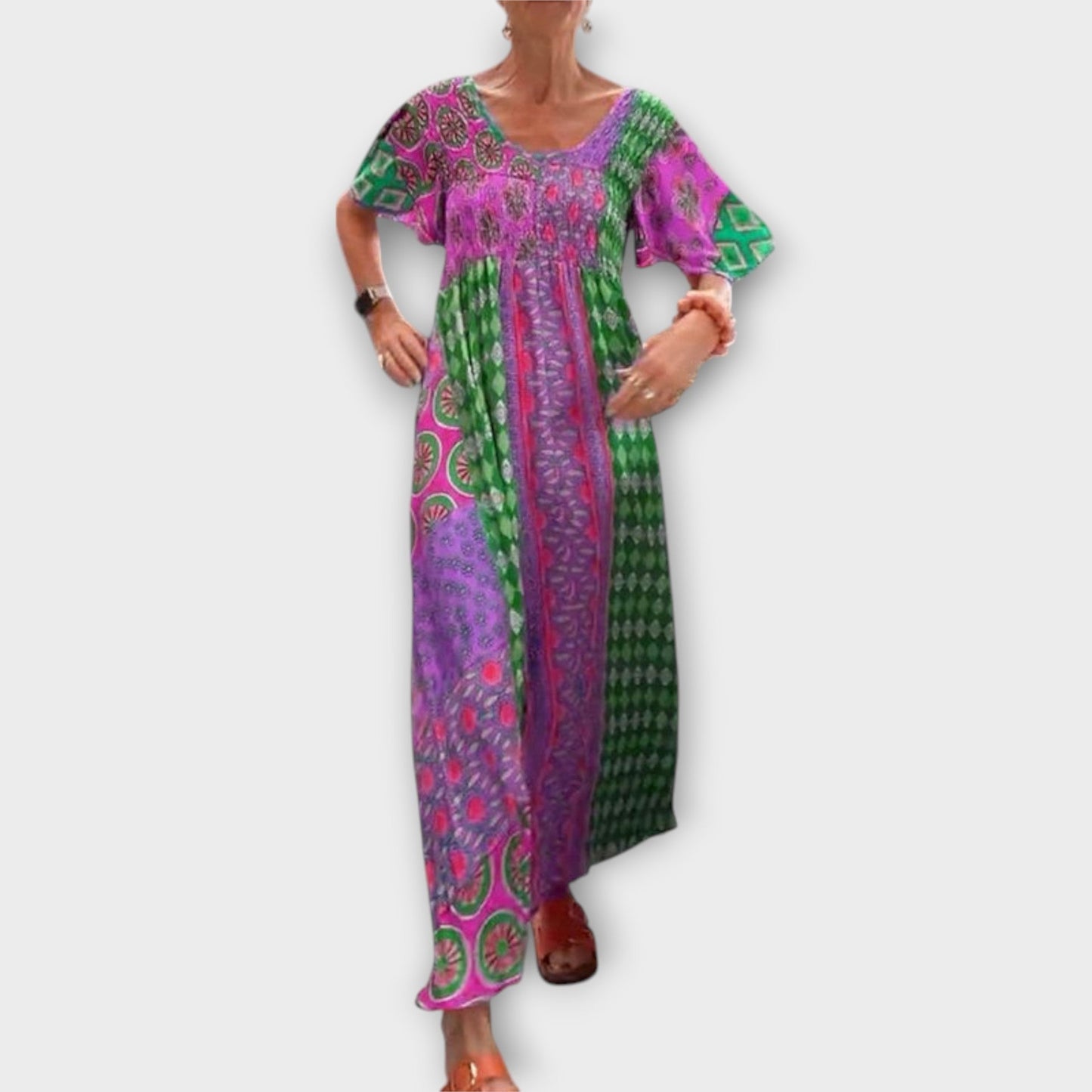 Ilse - Lebhaftes Boho-Kleid