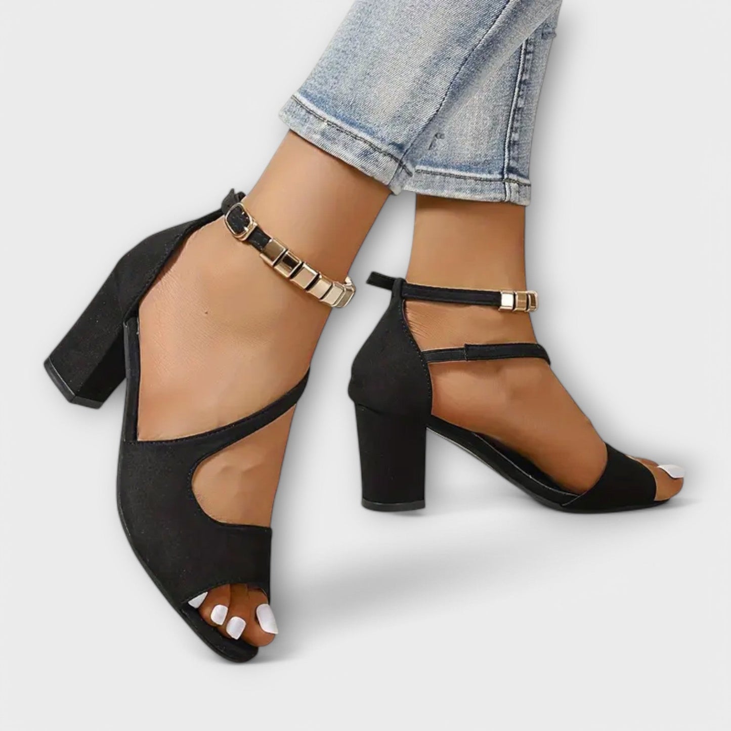 Wibke - Orthopädische Damen-Sommer-High-Heels