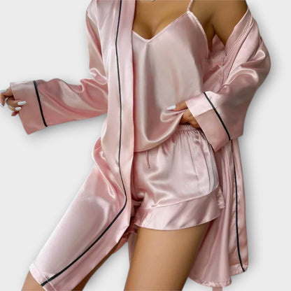 Paulina – Bequemes 3-teiliges Pyjama-Set
