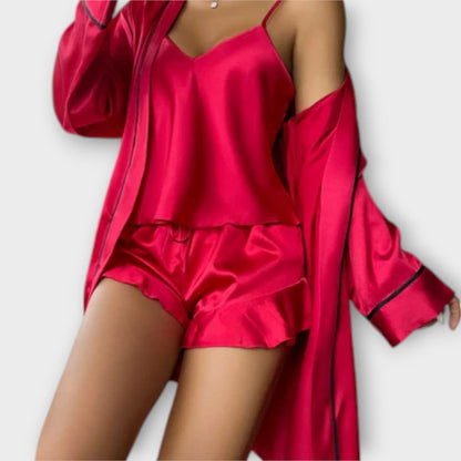 Paulina – Bequemes 3-teiliges Pyjama-Set