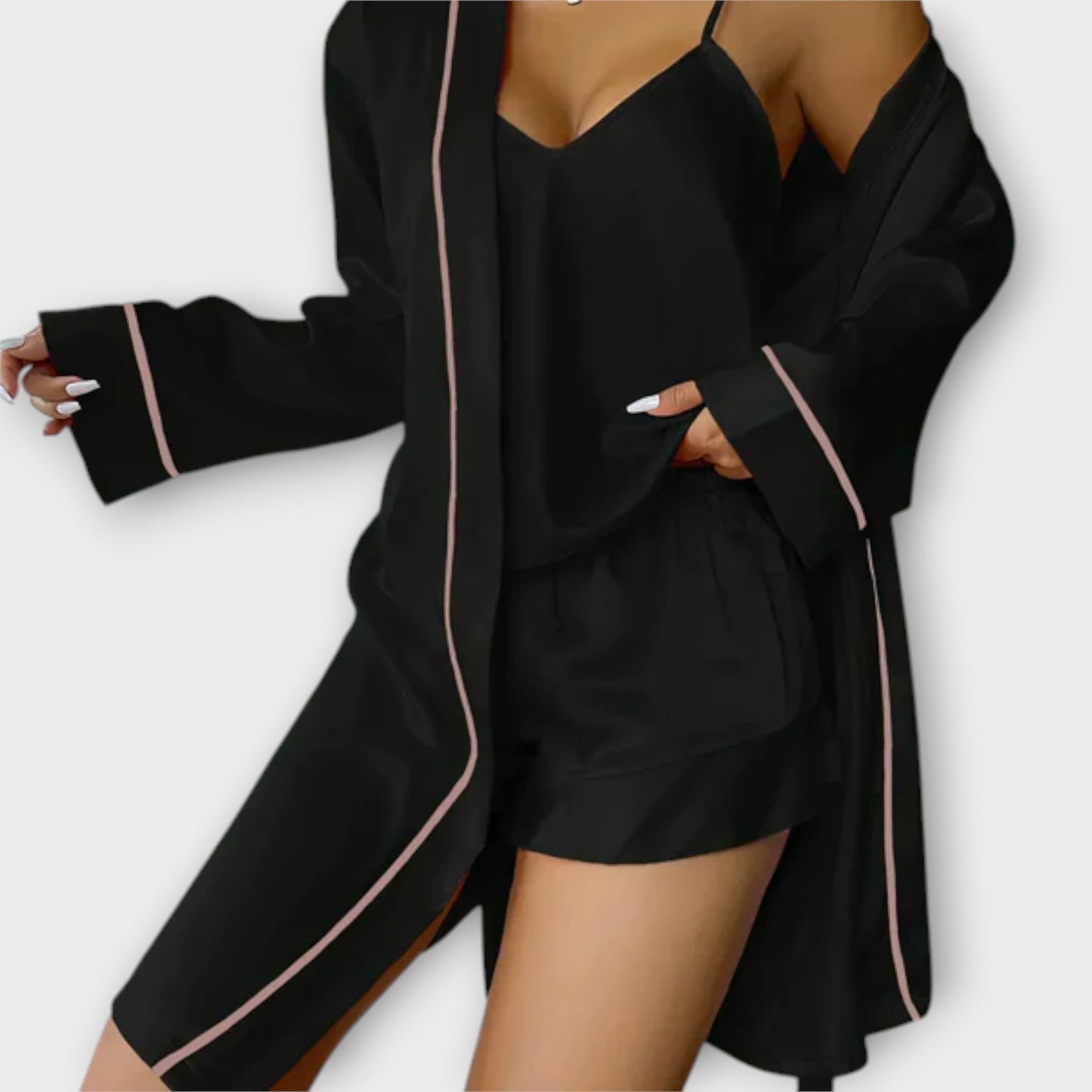 Paulina – Bequemes 3-teiliges Pyjama-Set