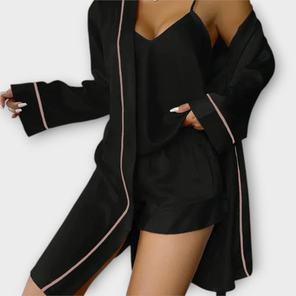 Paulina – Bequemes 3-teiliges Pyjama-Set