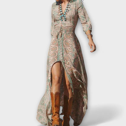 Dorothea - Lässiges böhtisches Maxikleid
