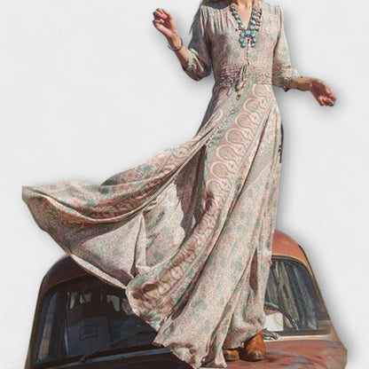 Dorothea - Lässiges böhtisches Maxikleid