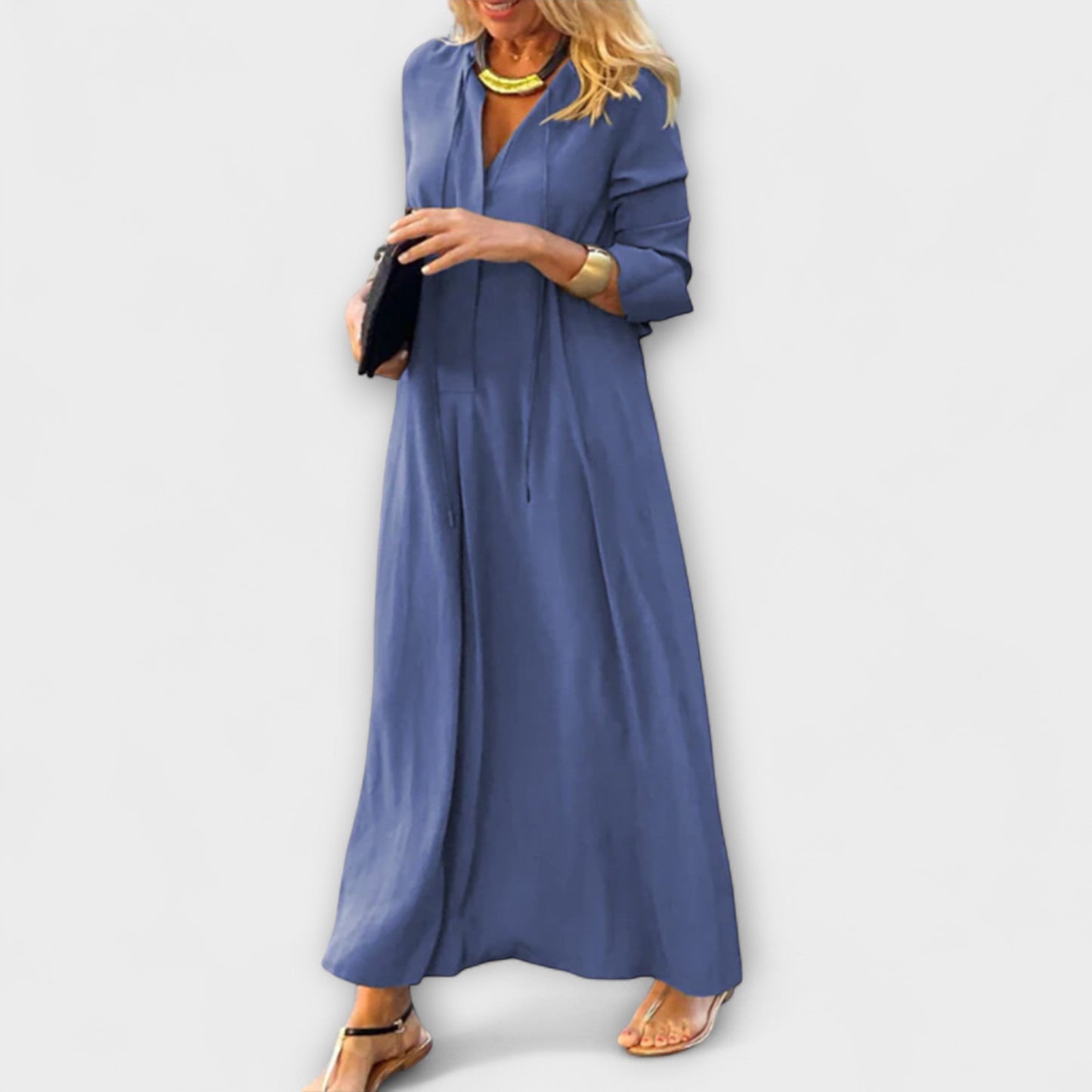 Annegret - Bequemes Maxikleid 