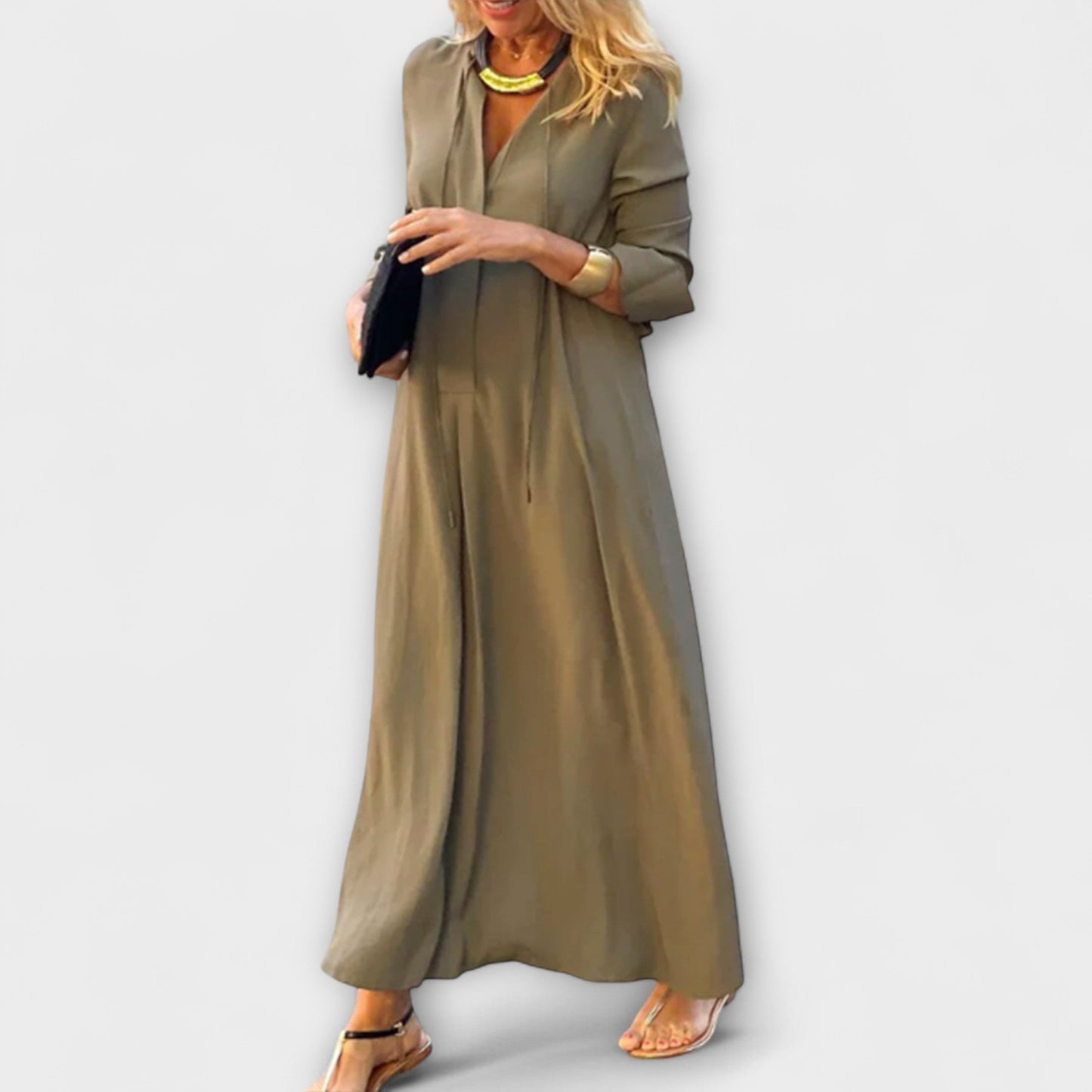 Annegret - Bequemes Maxikleid 