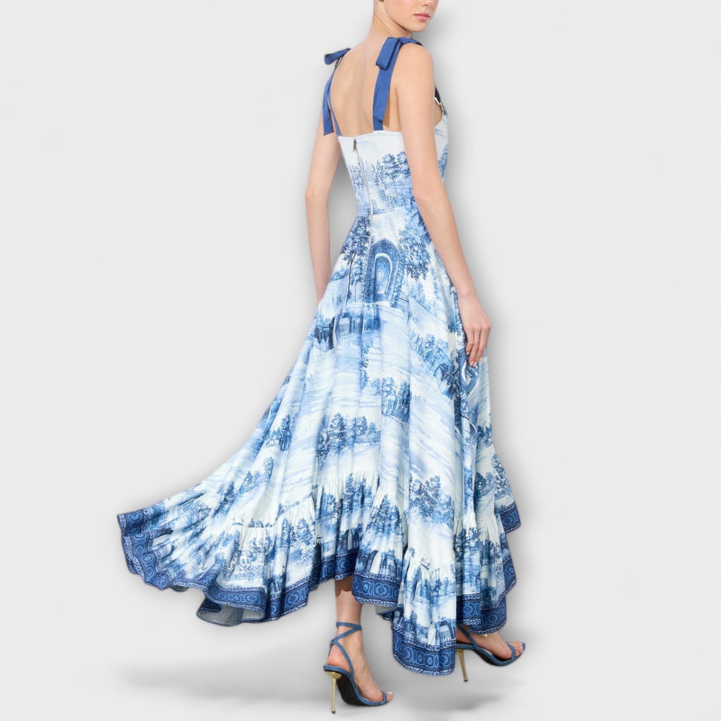 Vanessa - Charmantes Blumenkleid Maxi