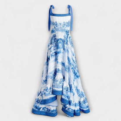 Vanessa - Charmantes Blumenkleid Maxi